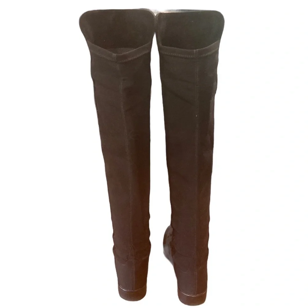 Stuart Weitzman sz 5 black suede OTK tall boots